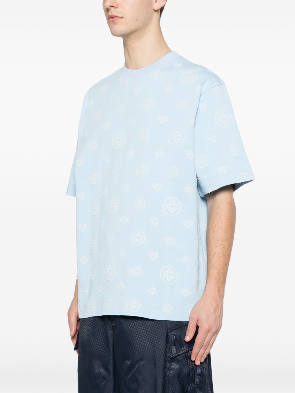 monogram oversized cotton T-shirt