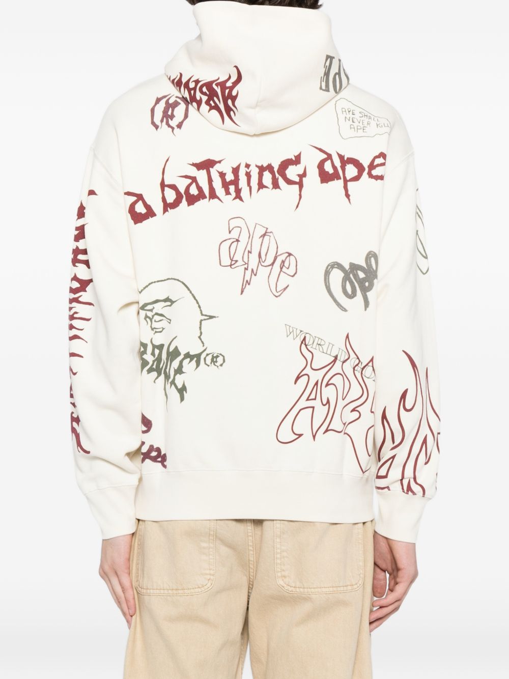 logo-print hoodie