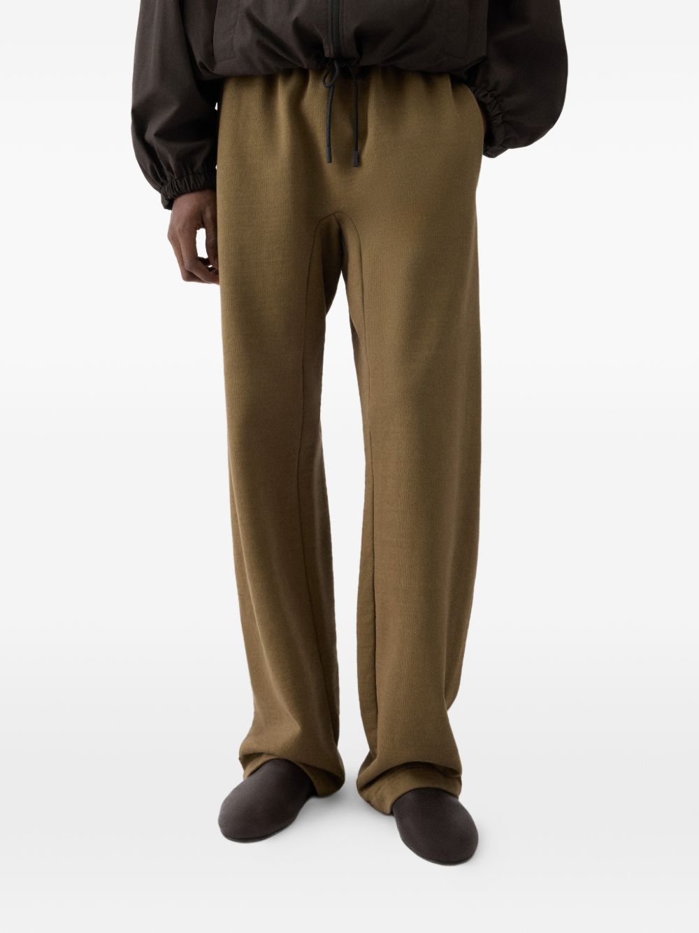 elasticated jogging track pants