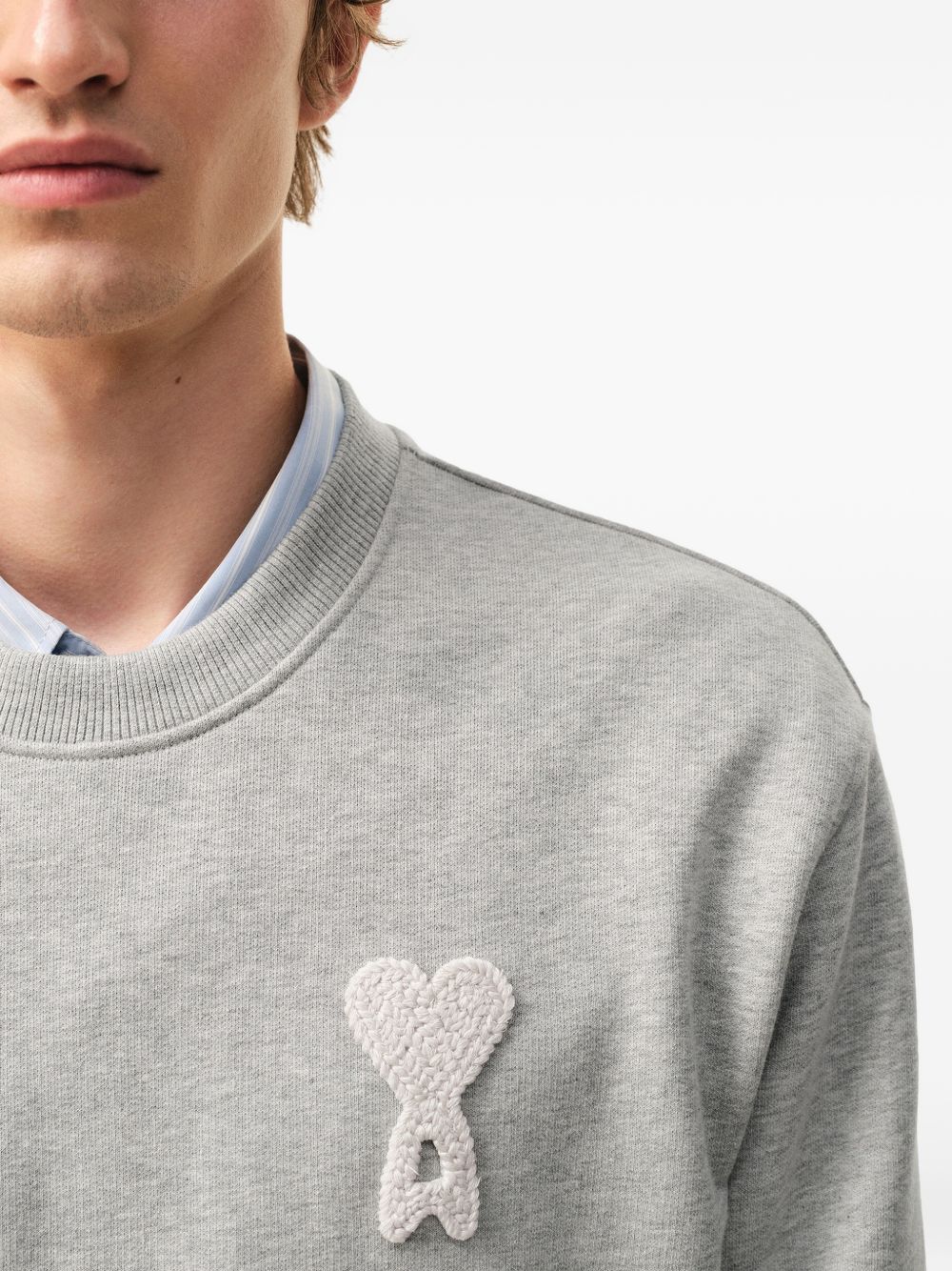 Ami De Coeur logo-patch sweatshirt