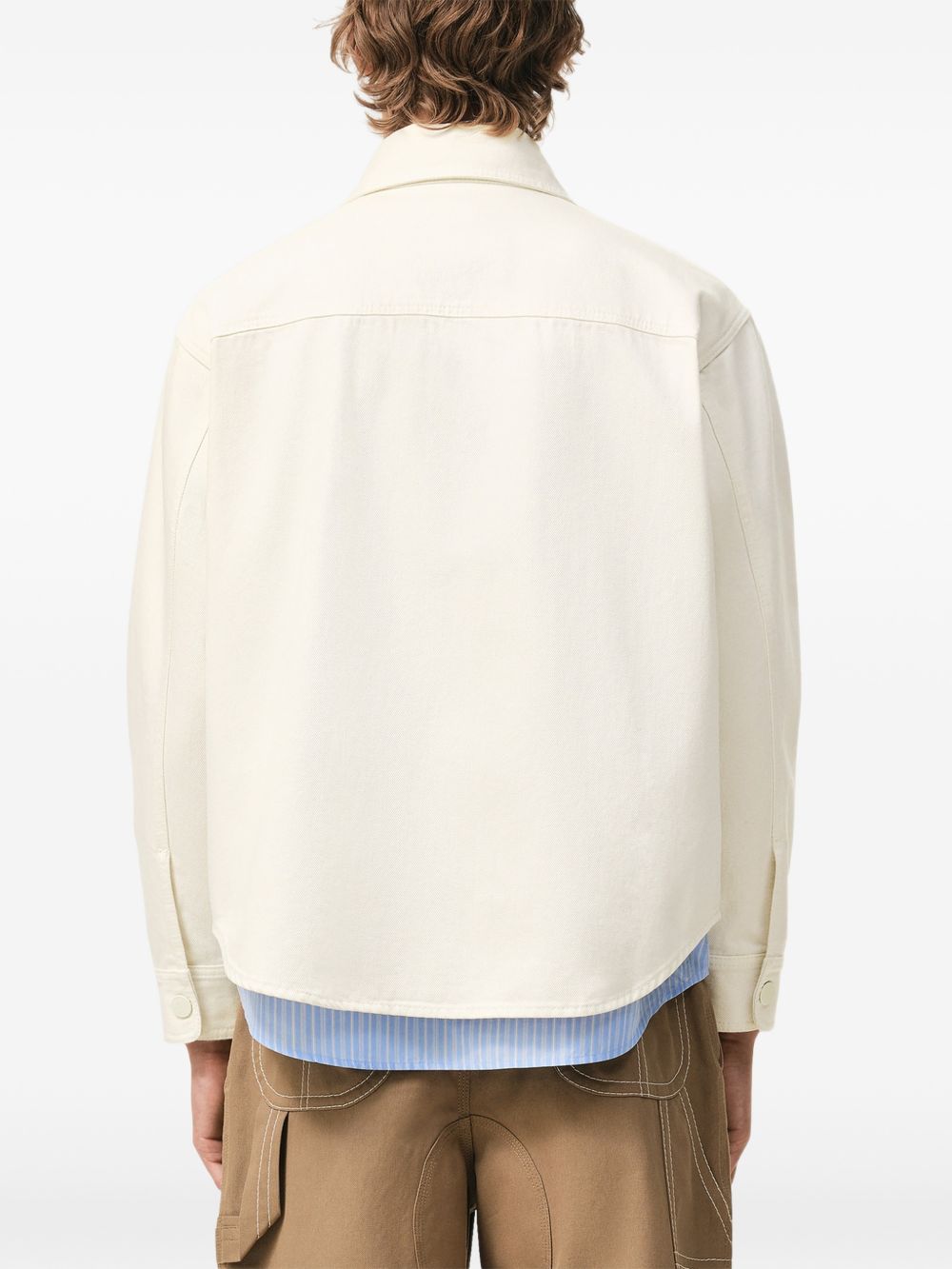buttoned long-sleeve shirt