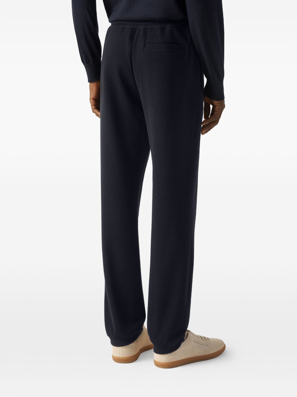 blue trousers