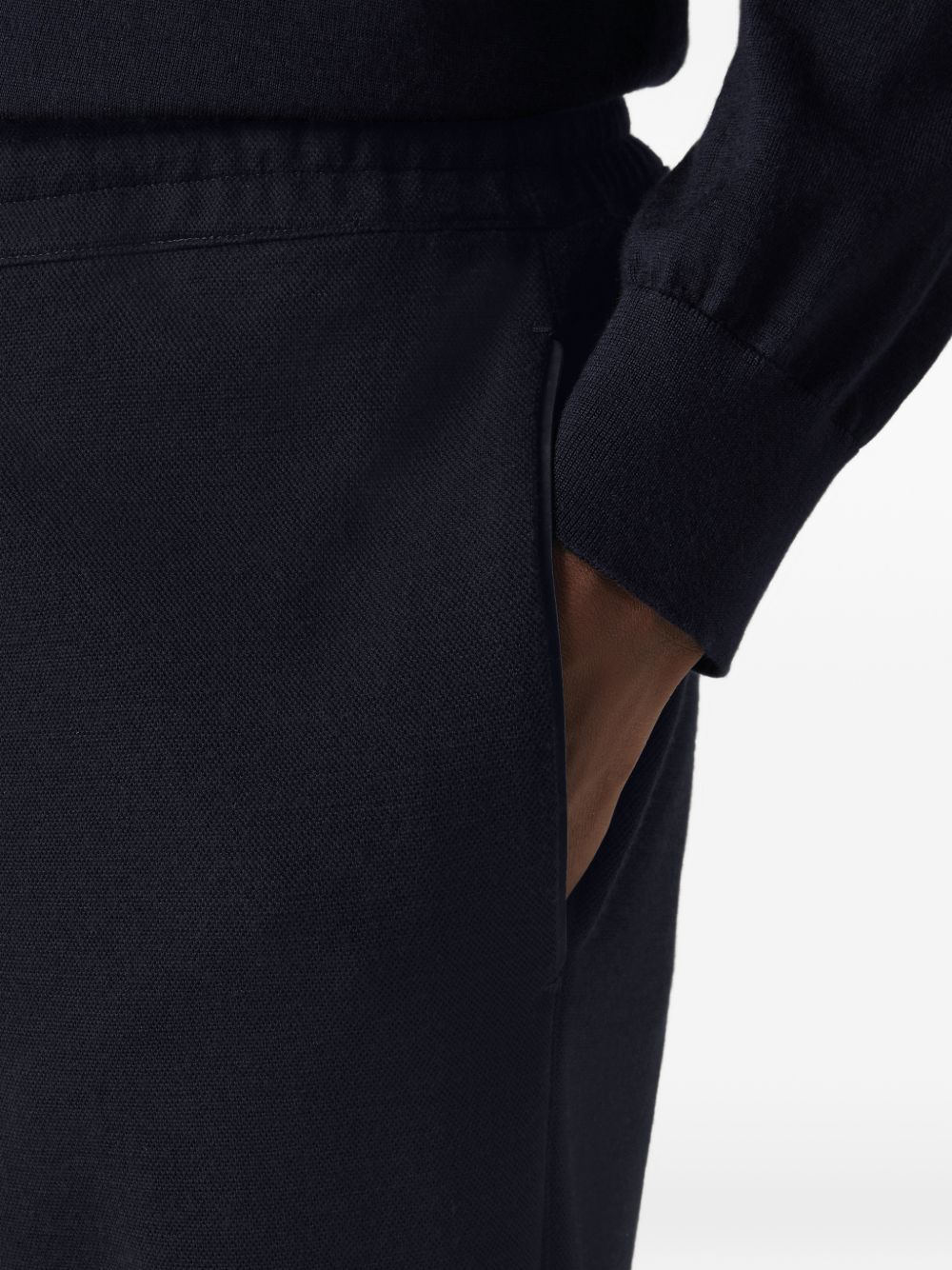 blue trousers