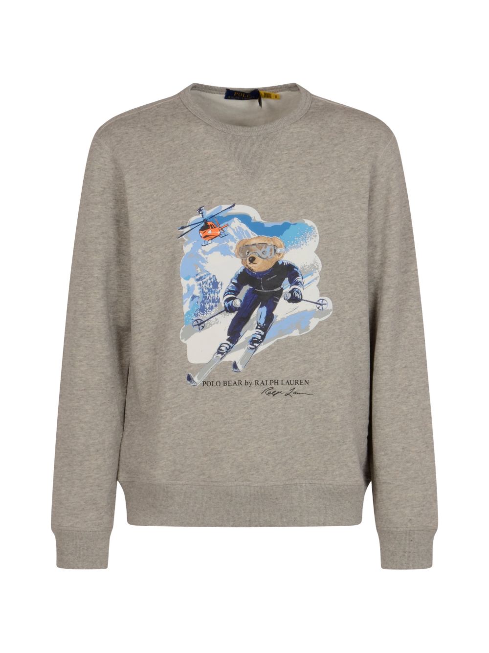 crew-neck printed sweater