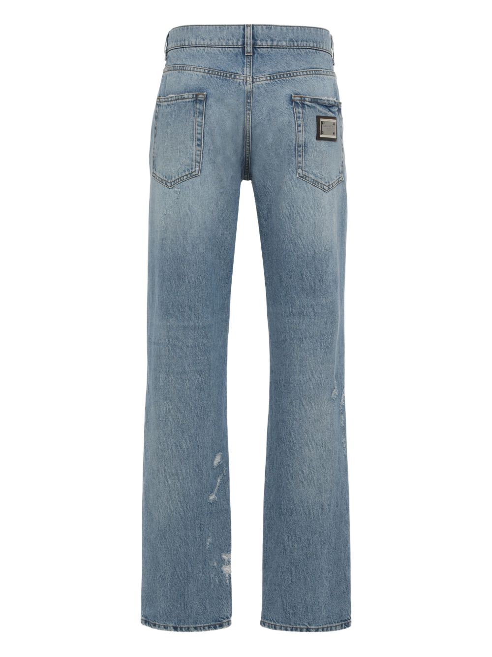 distressed jeans