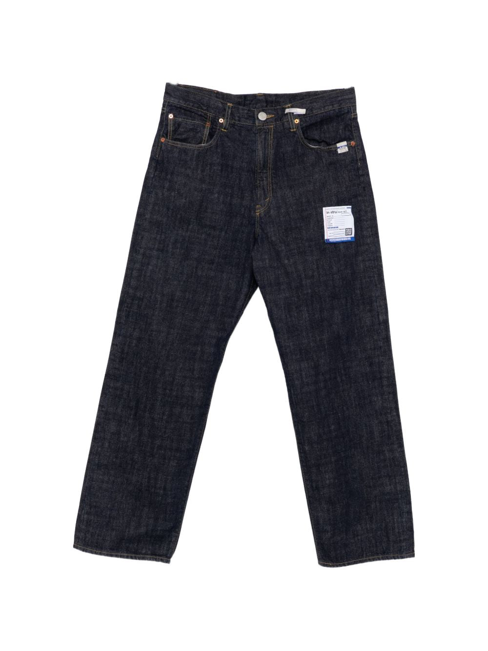 Selvage straight-leg jeans