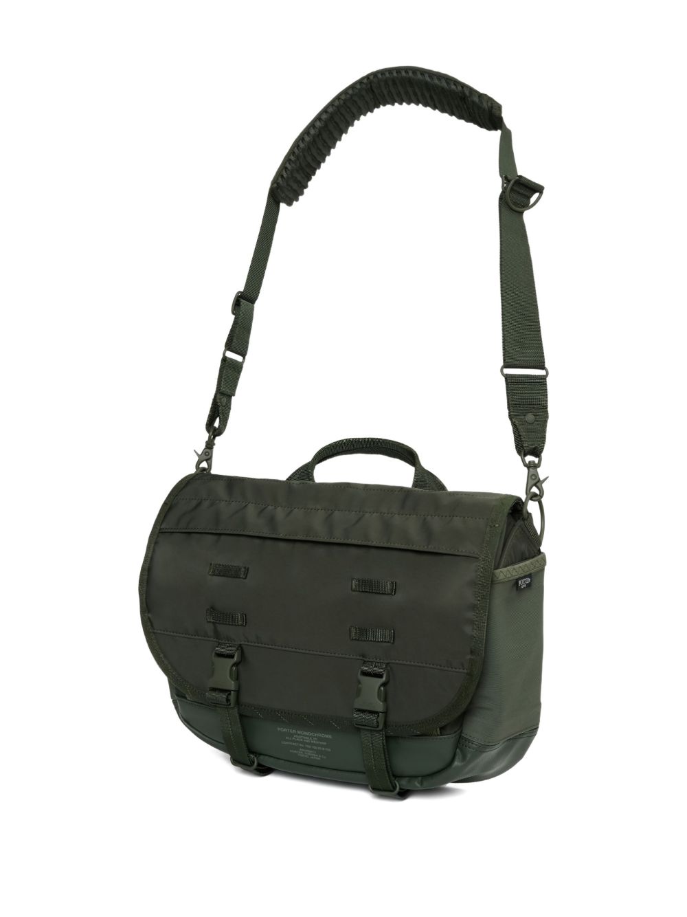 buckle messenger bag