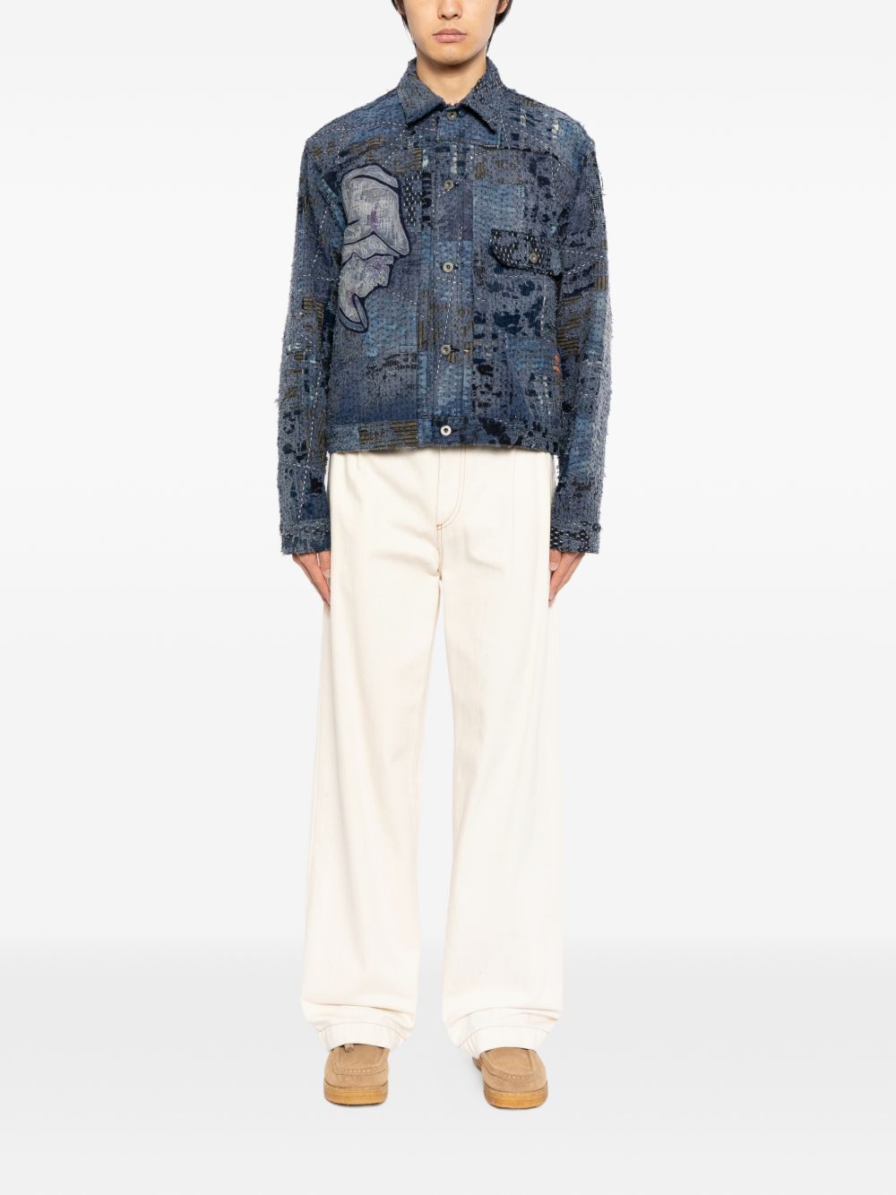 patch-work jacket