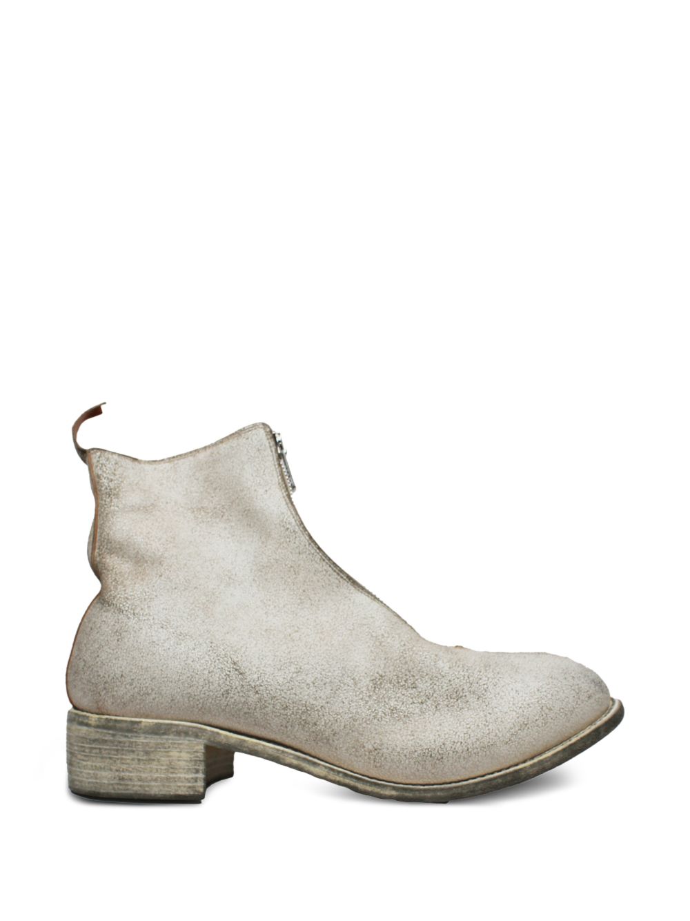 zip-up ankle boots