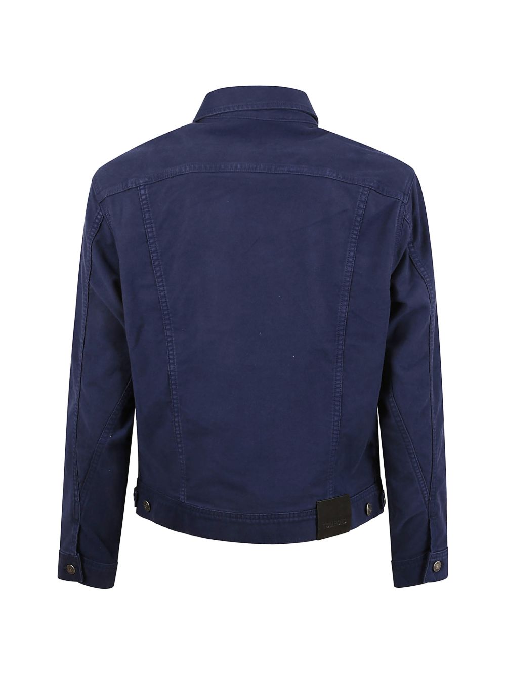 buttoned denim jacket