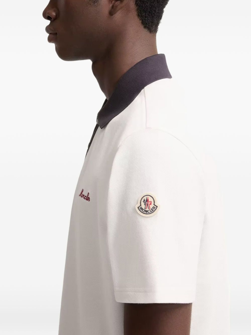 buttoned polo shirt