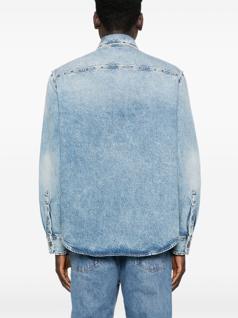 studded-pocket shirt