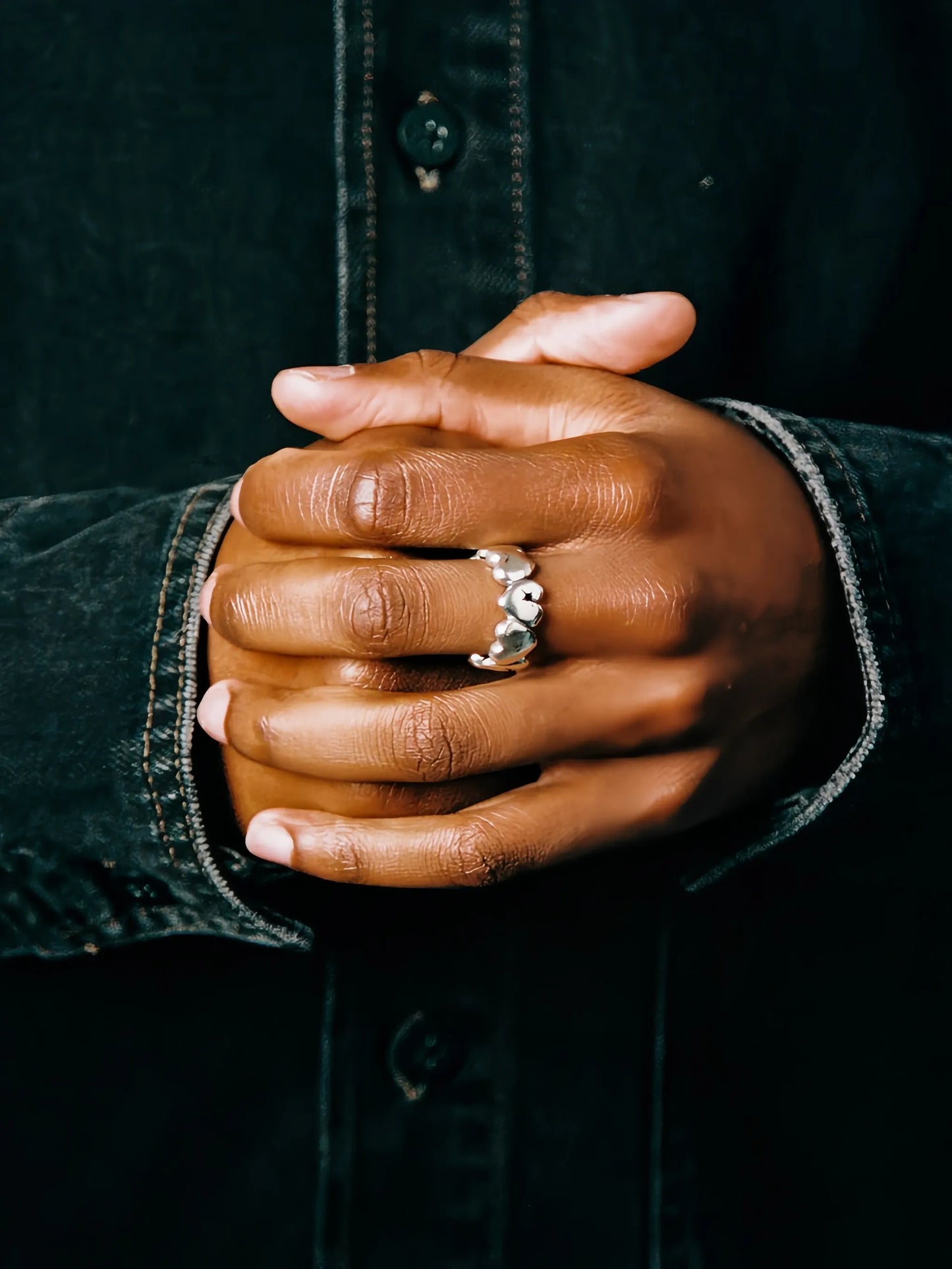 Heart Star Ring