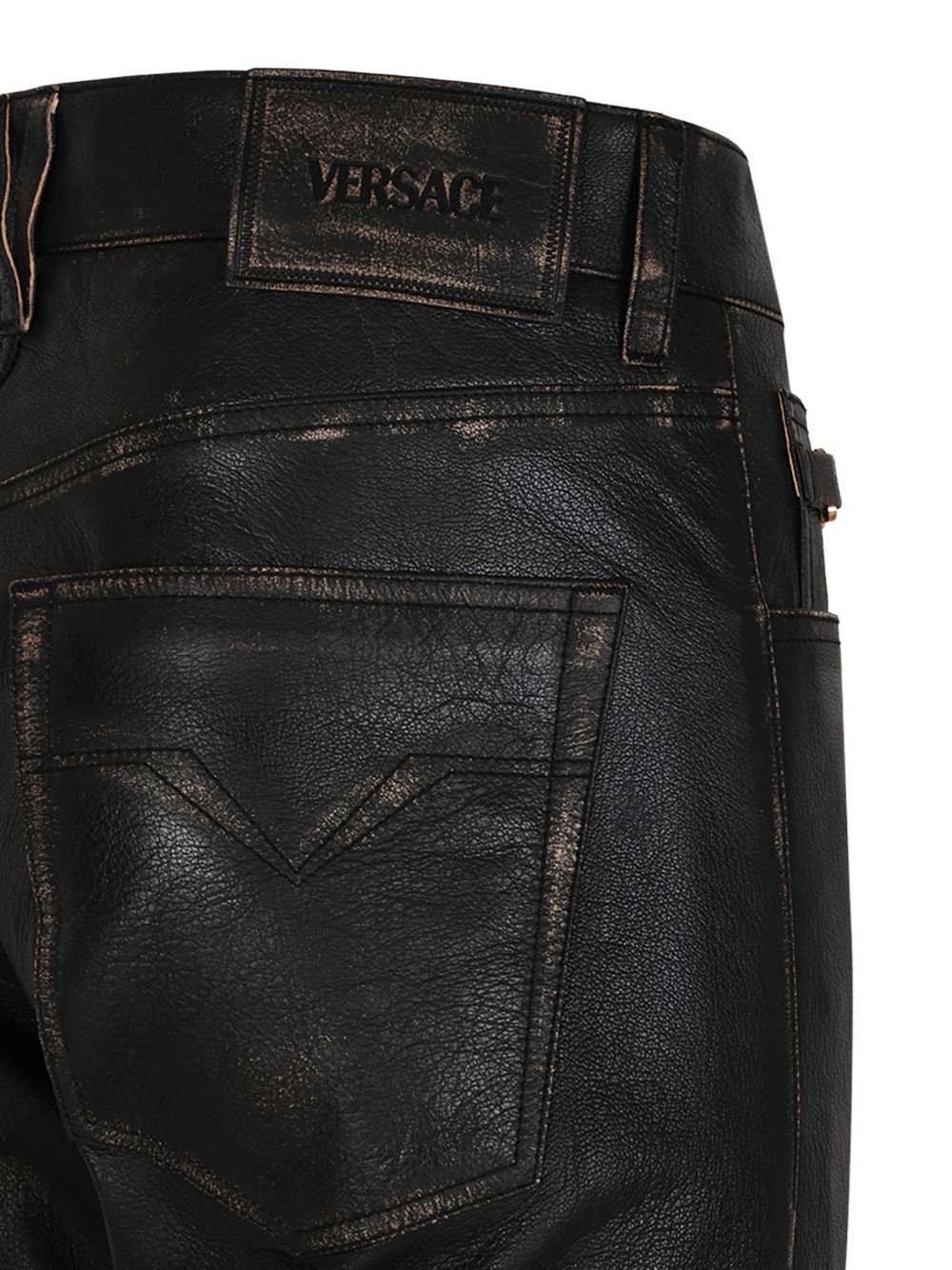 button-fastening trousers