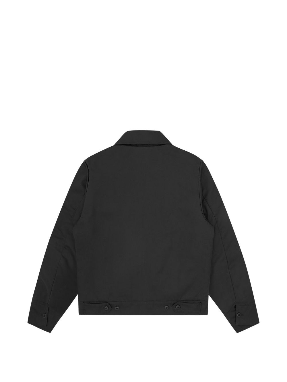 pointed-collar zip jacket
