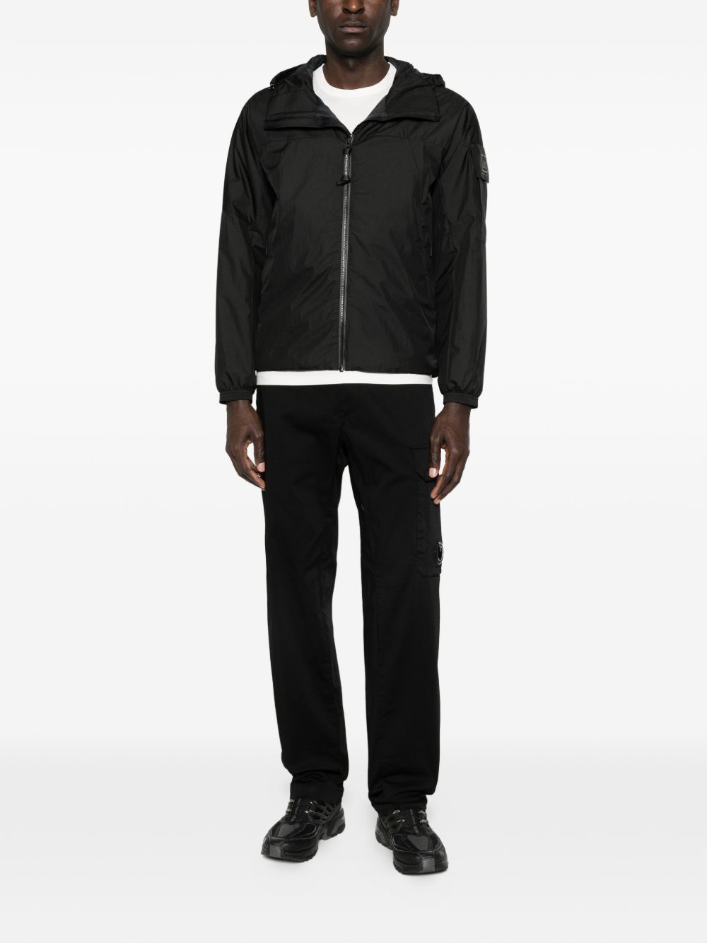 hooded zip jacket