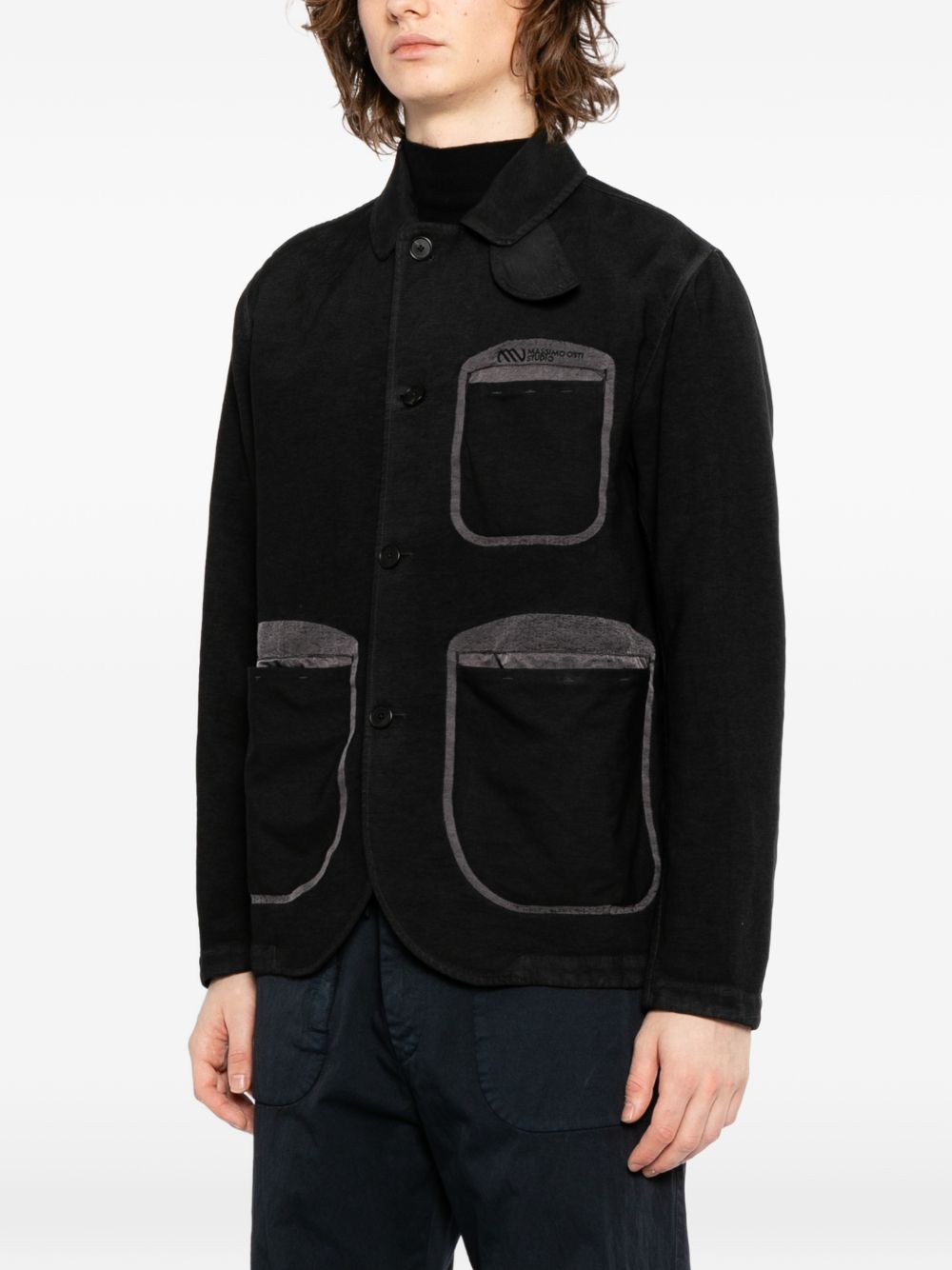 buttoned jacket