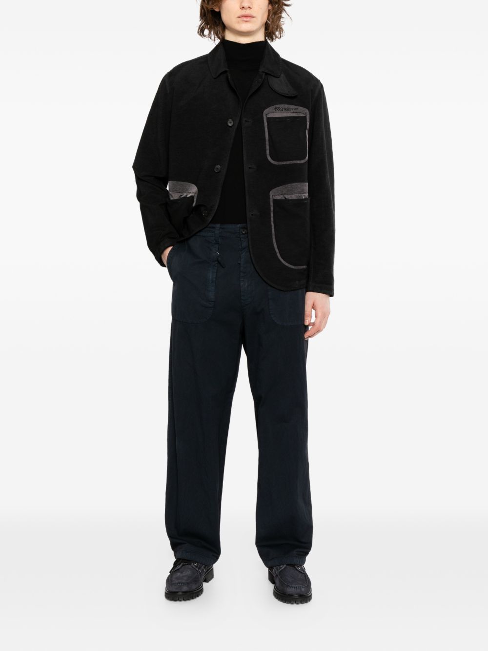 buttoned jacket