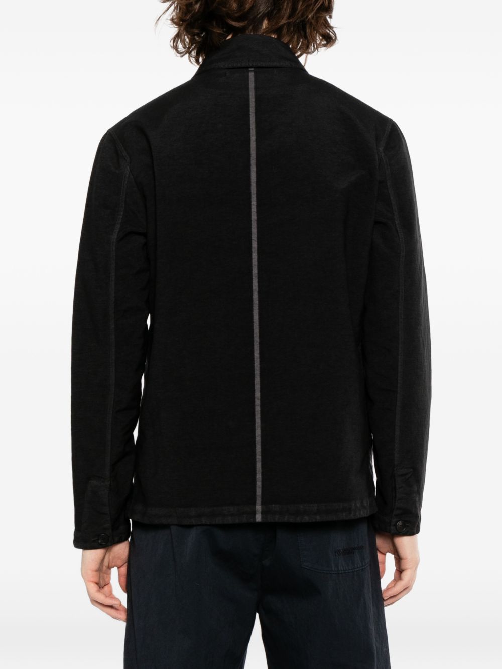 buttoned jacket