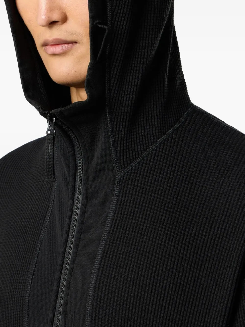 6100058 organic cotton waffle fleece sweatshirt 