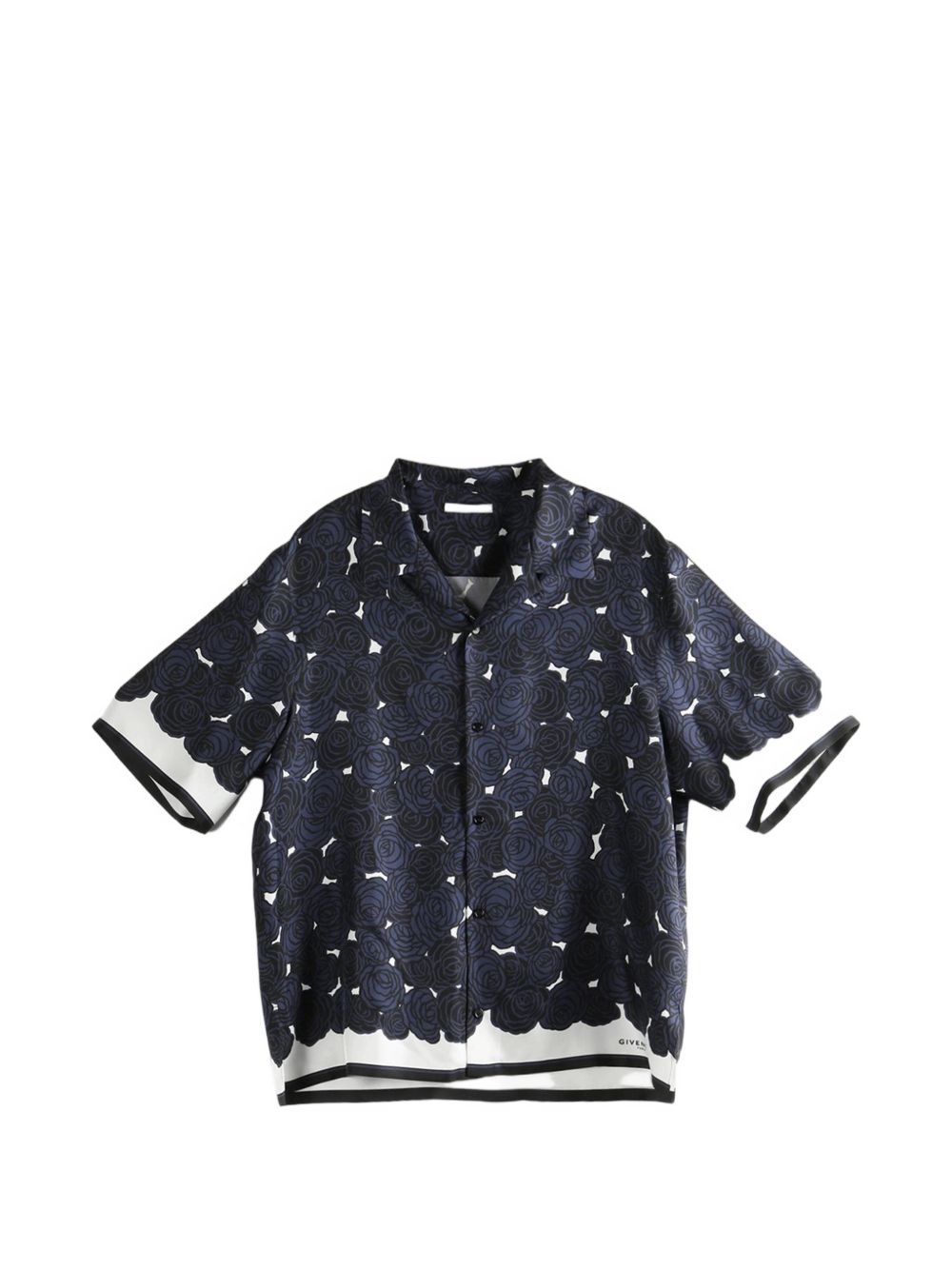 floral-print shirt