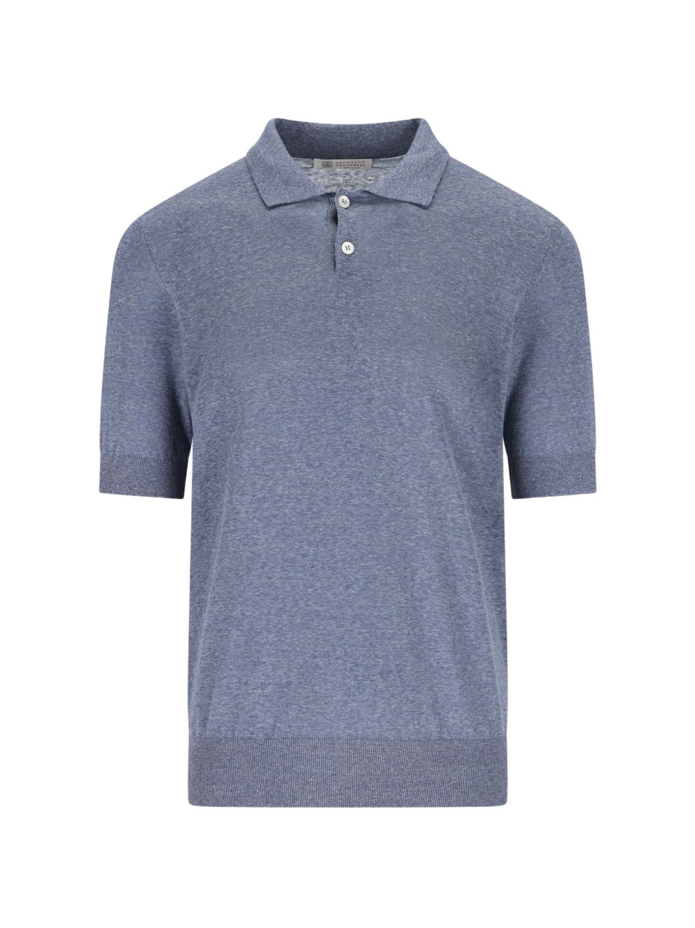 buttoned polo shirt