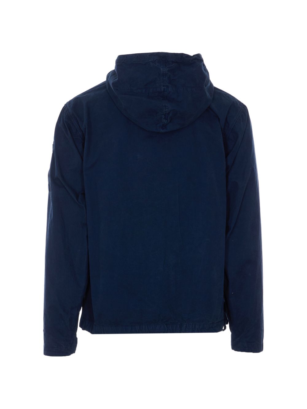 hooded patch logo jacket