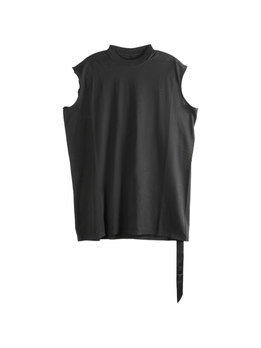 sleeveless mock-neck top