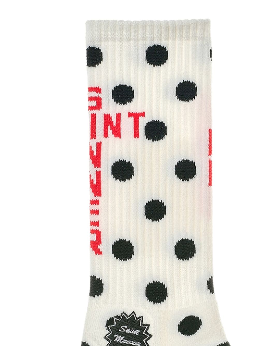polka-dot socks