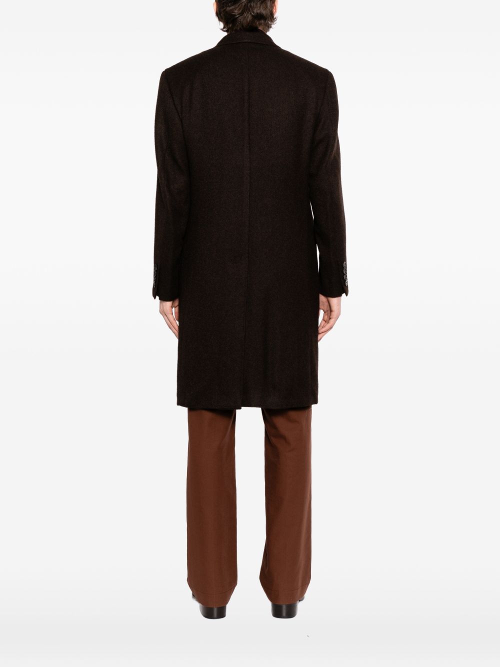 Spiga double-breasted overcoat