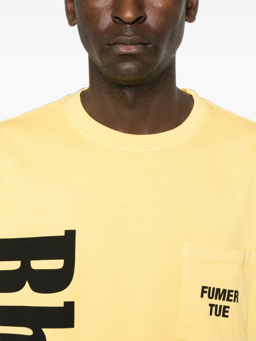 logo-print pocket T-shirt