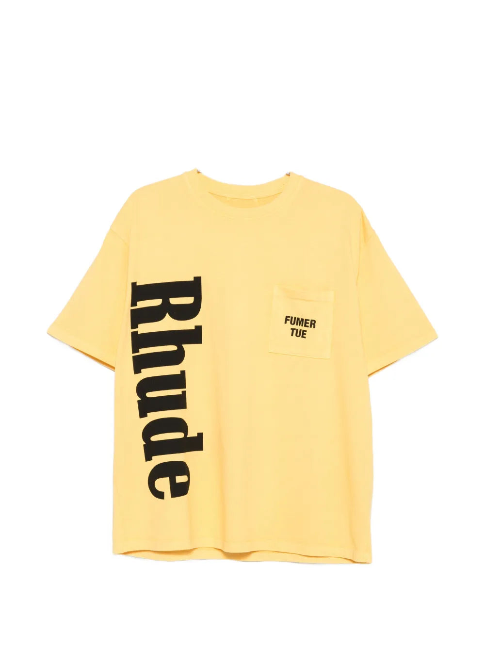 logo-print pocket T-shirt
