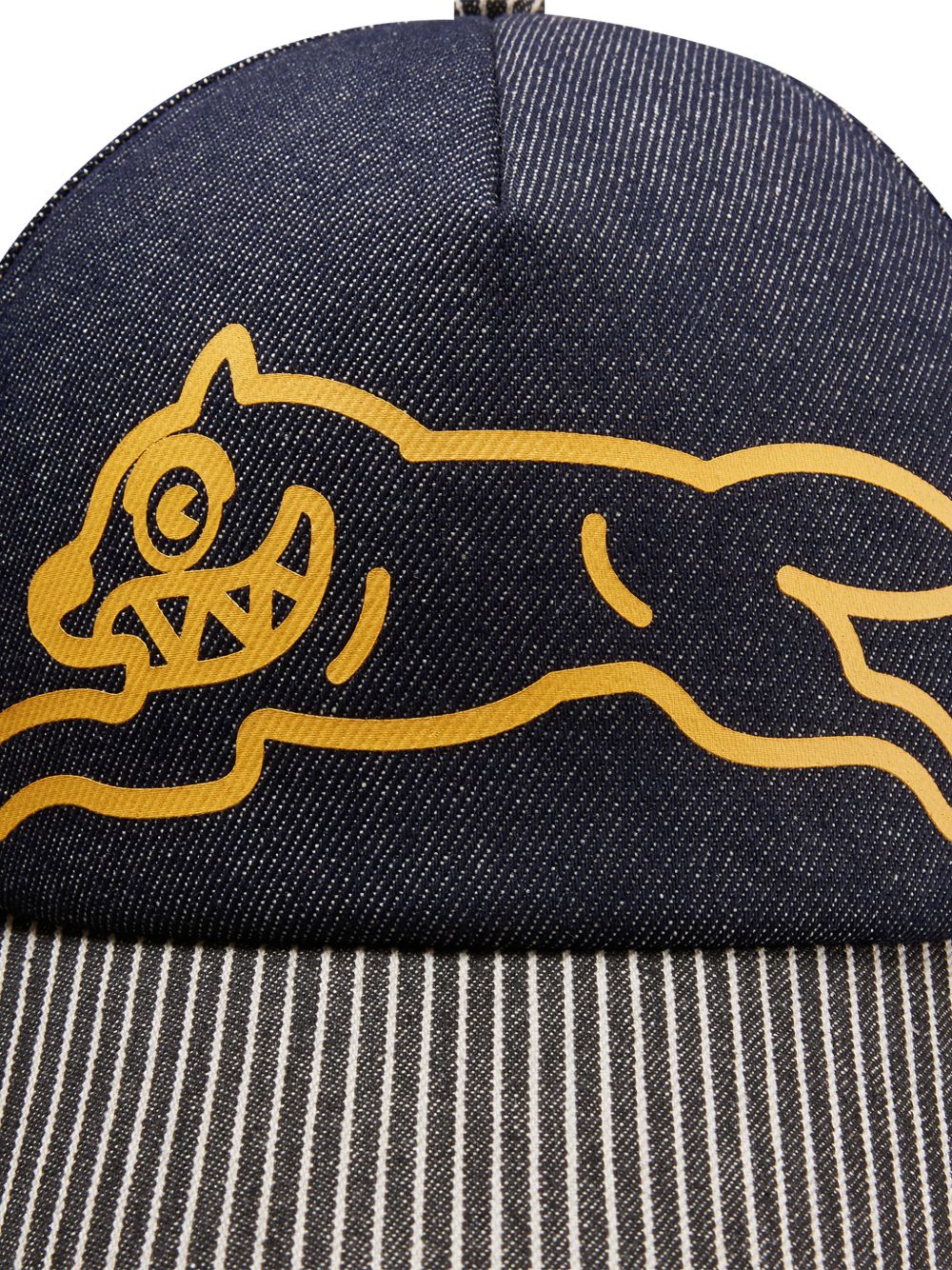 running-dog print cap hat