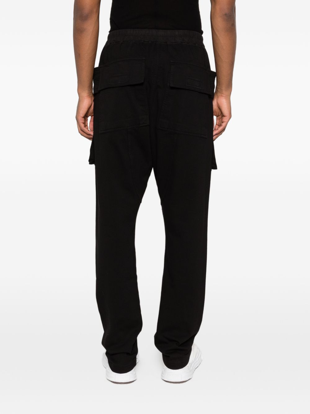 drawstring cotton trousers