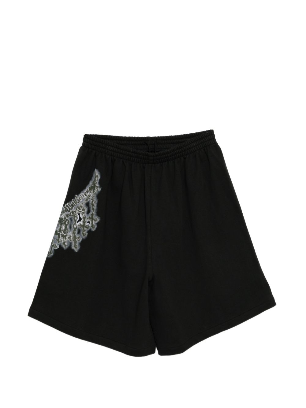 necklace-print shorts