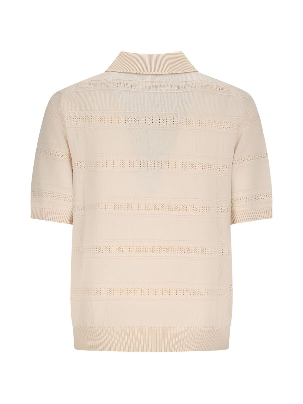 knit polo shirt