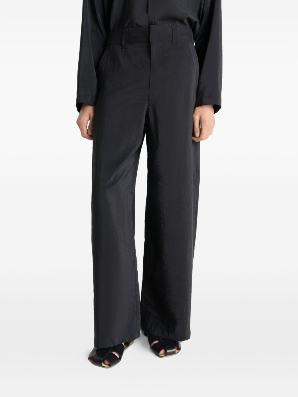 straight tailored trousers