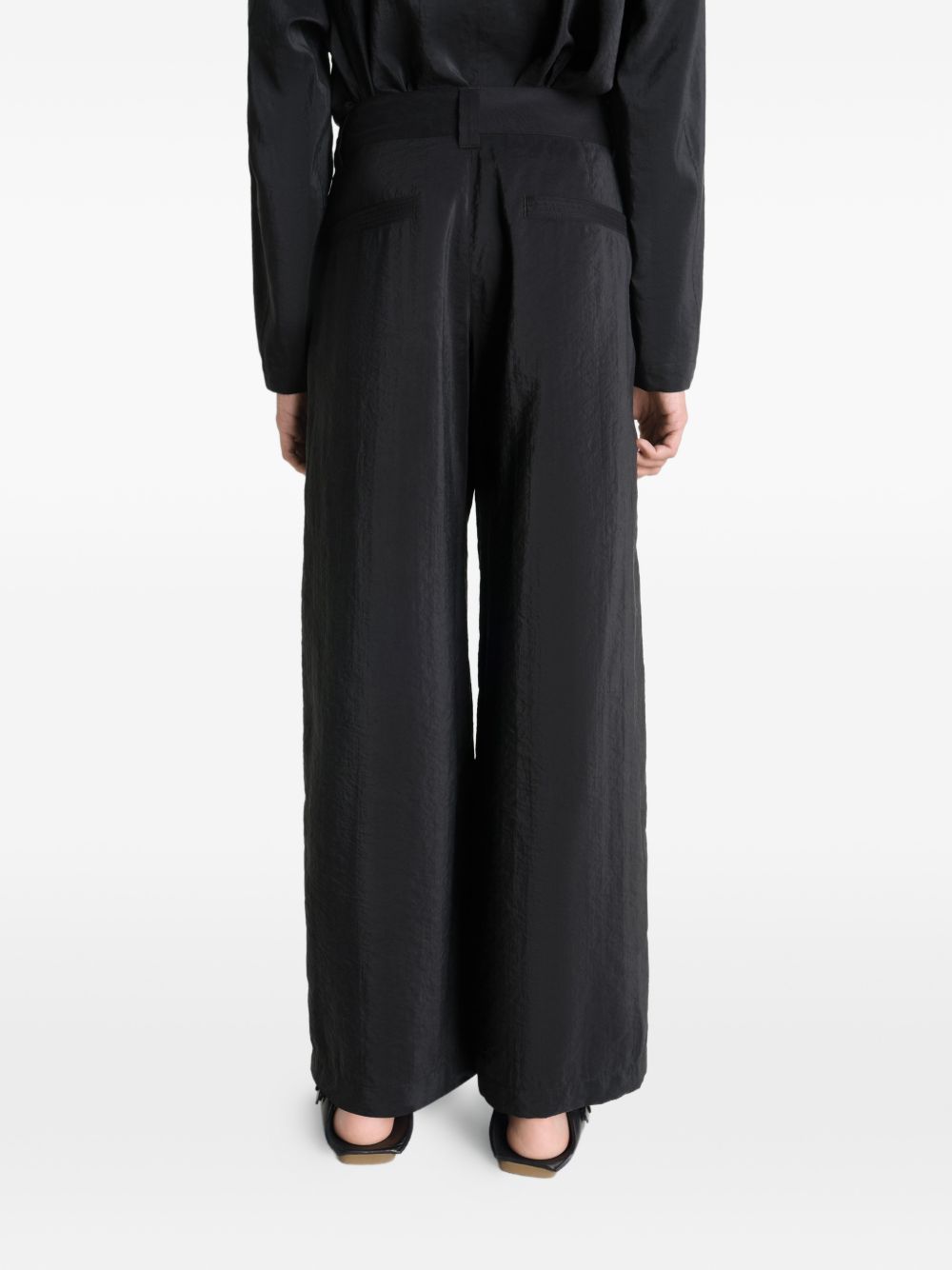 straight tailored trousers