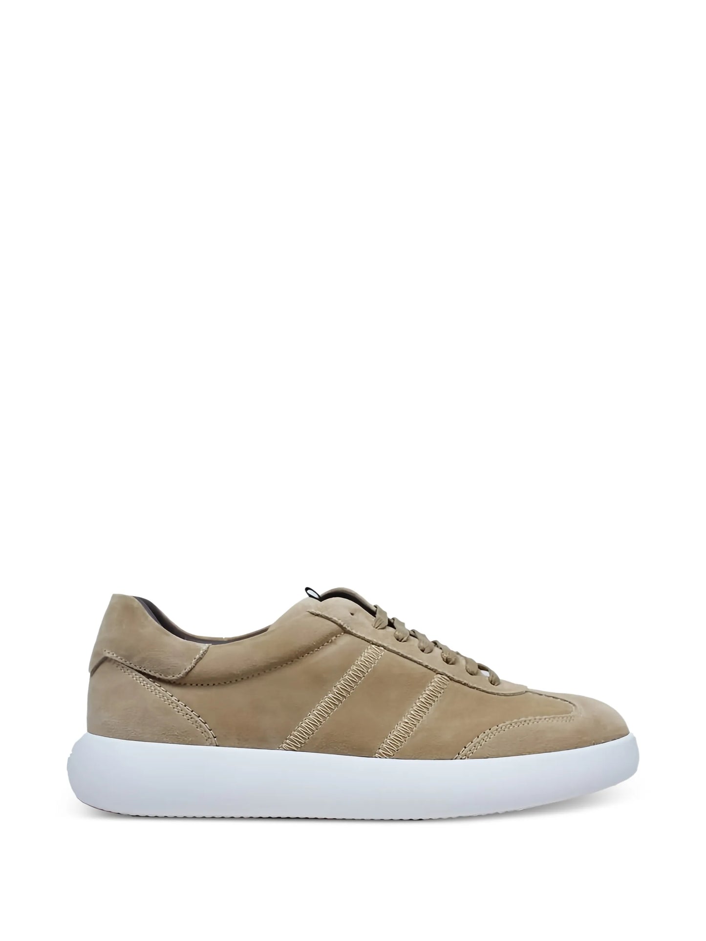 Stitched Leather Trainers