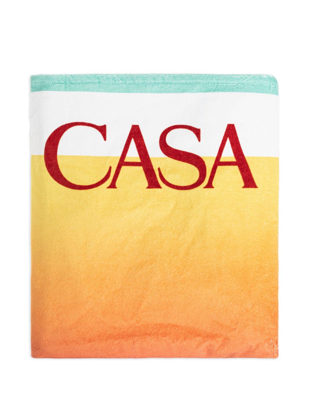 logo-detail beach towel 