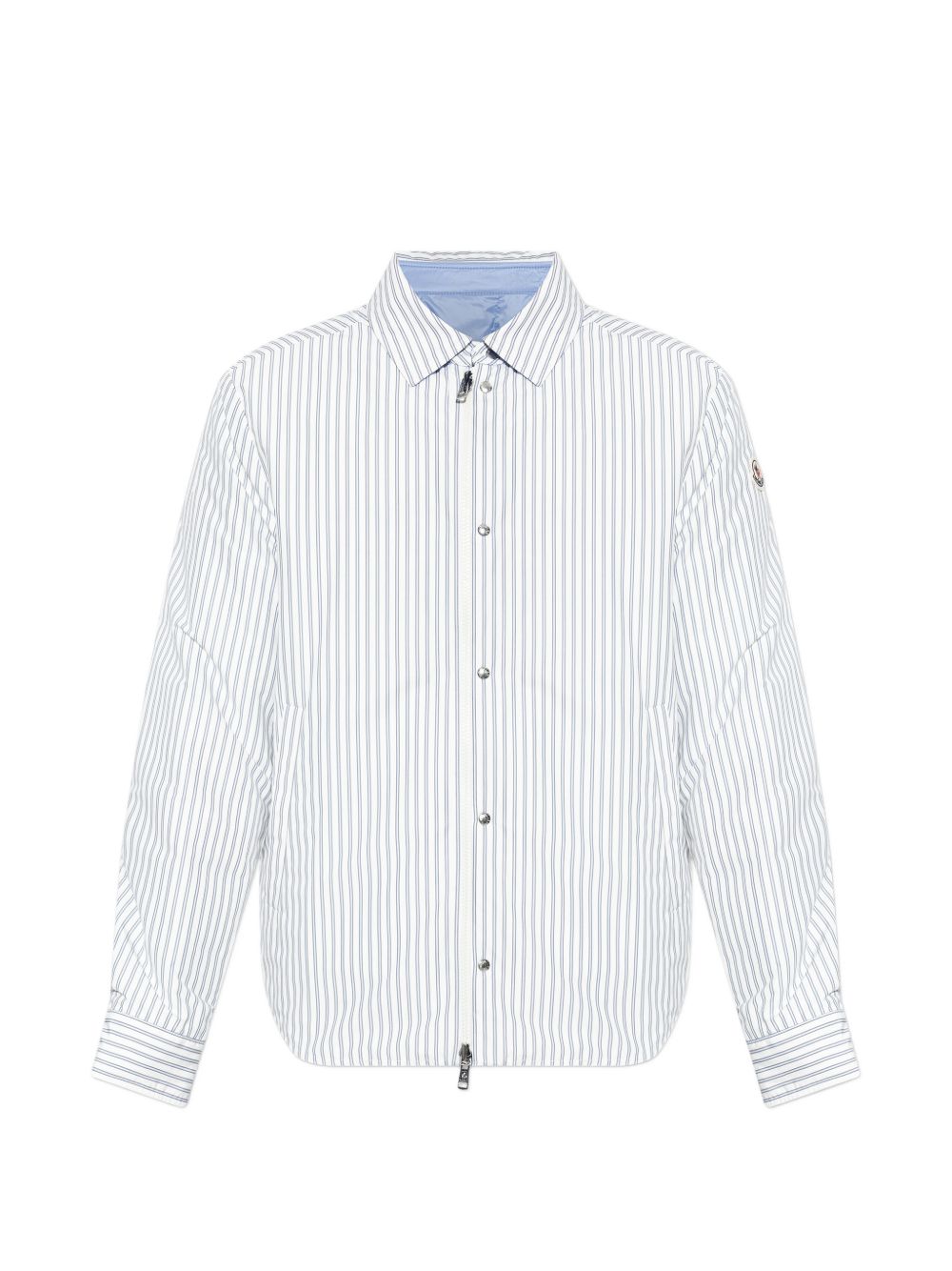 Crescent reversible striped quilted jacket