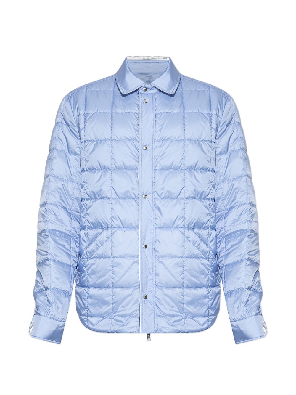 Crescent reversible striped quilted jacket
