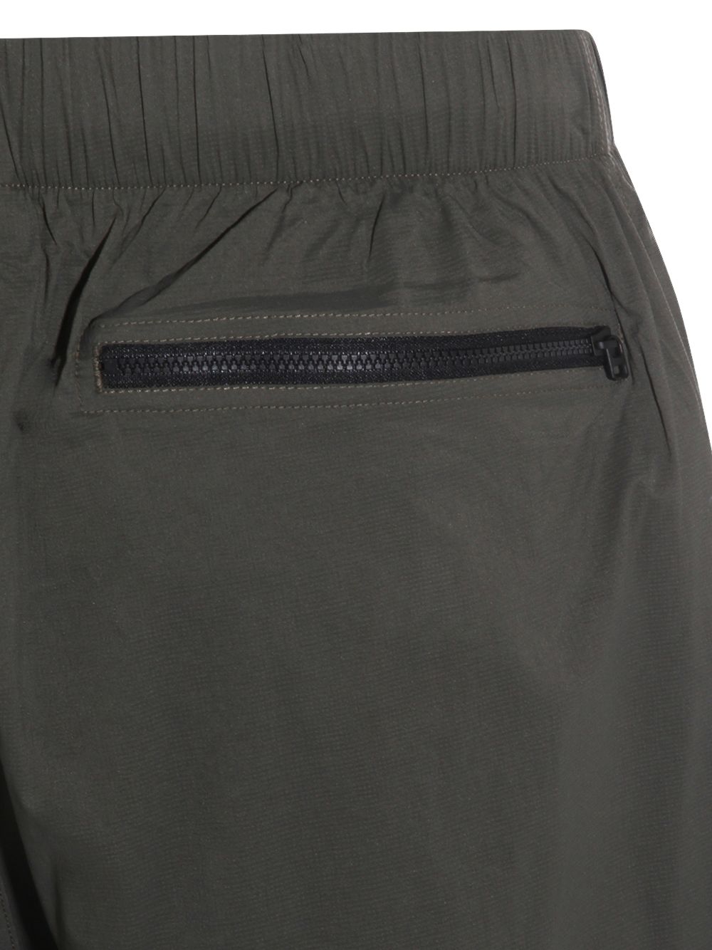 zip logo-patch trousers
