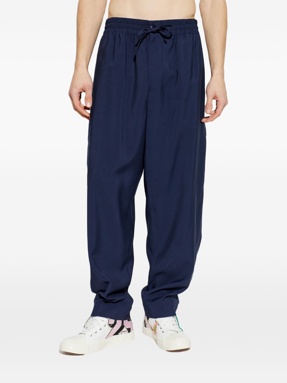 drawstring pocket trousers