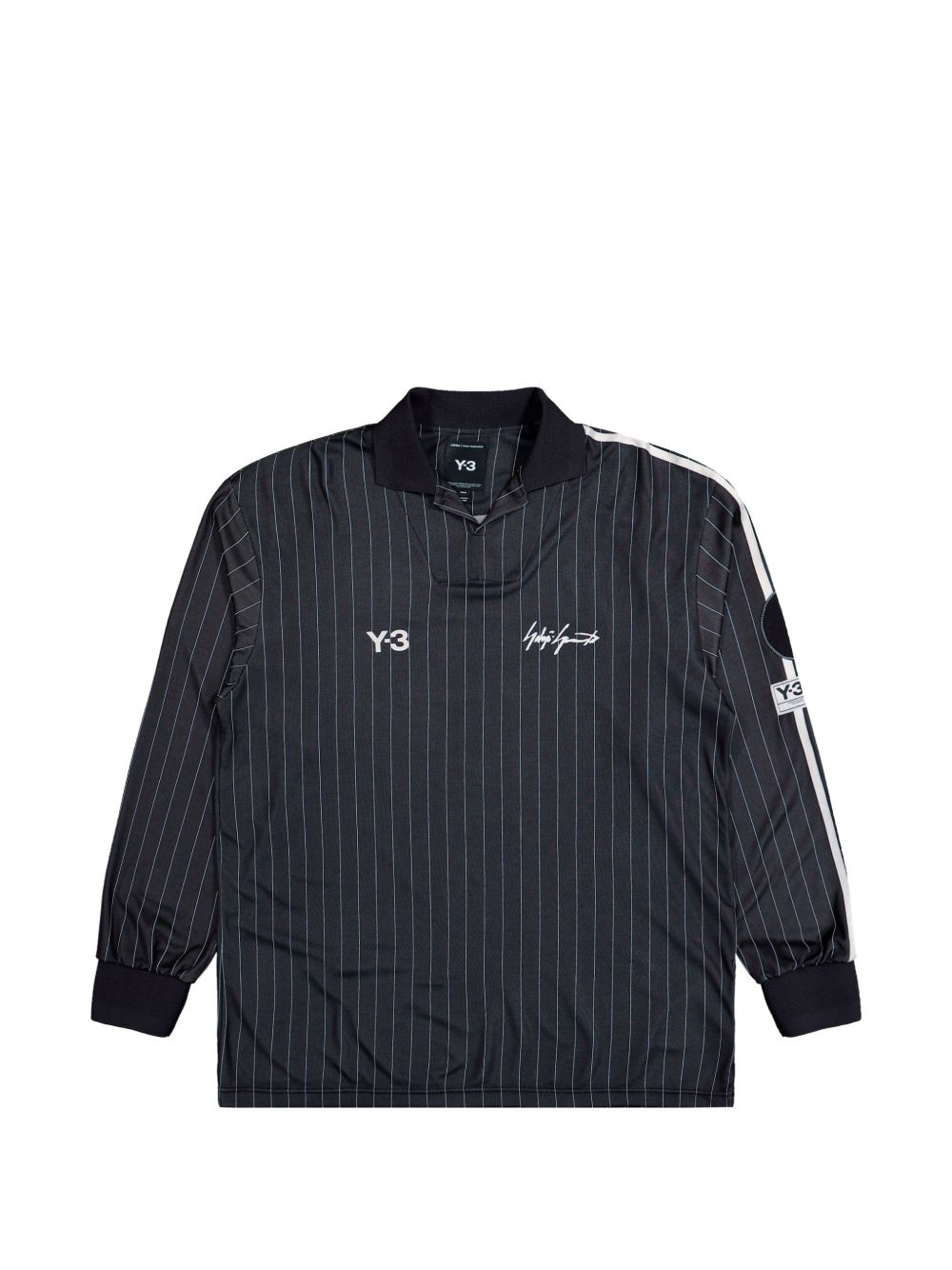 Elite 5 striped long-sleeve football jersey T-shirt