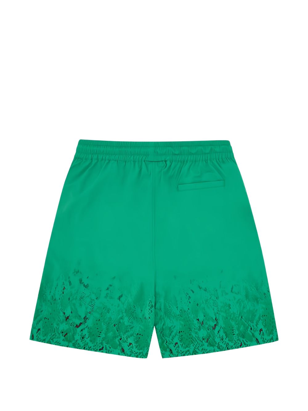 graphic-print shorts