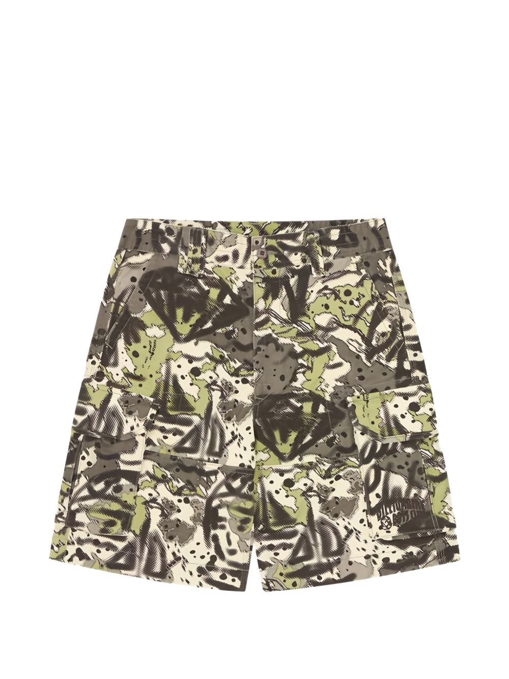 camouflage-print cargo shorts