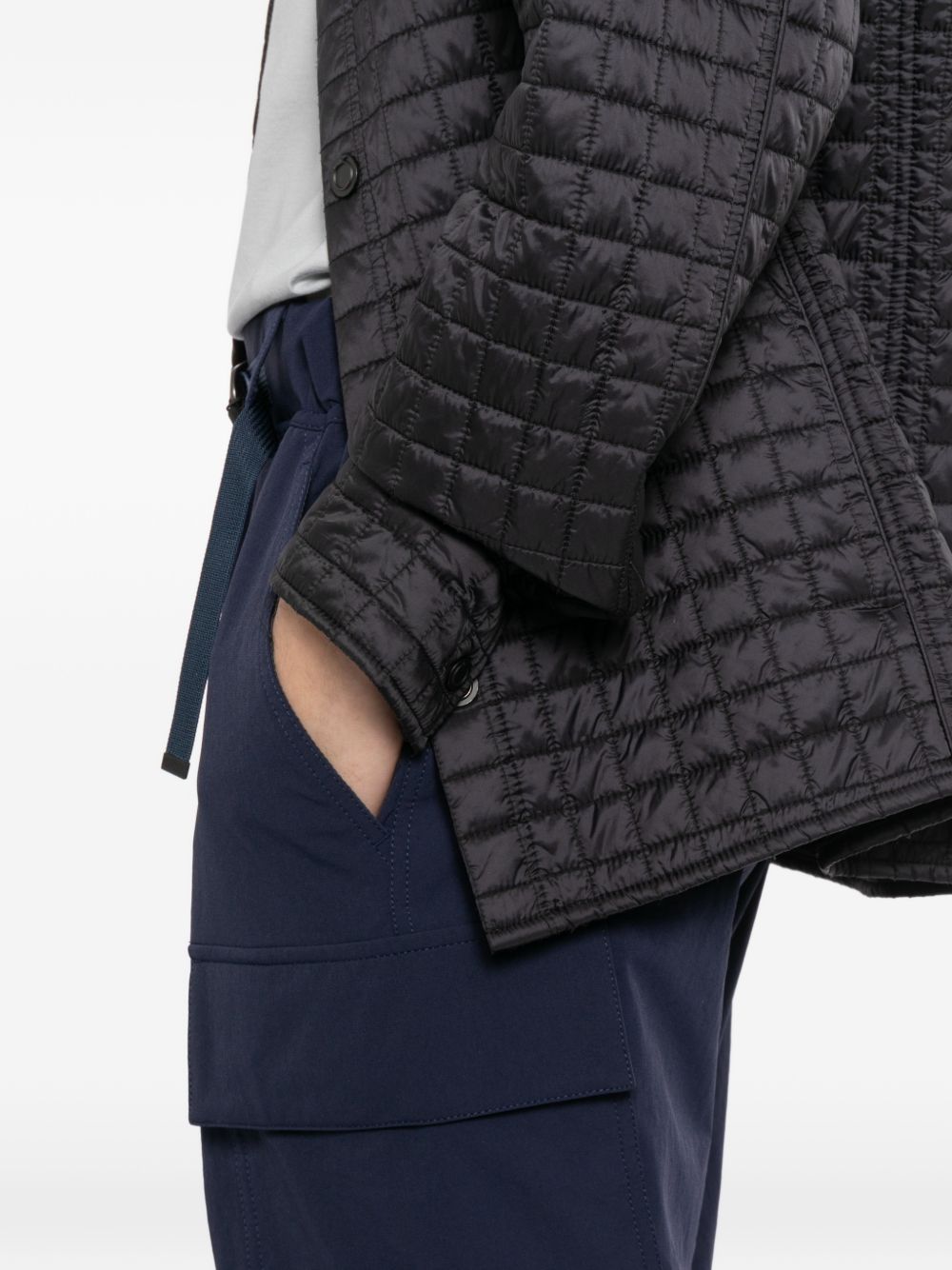logo-embroidered trousers