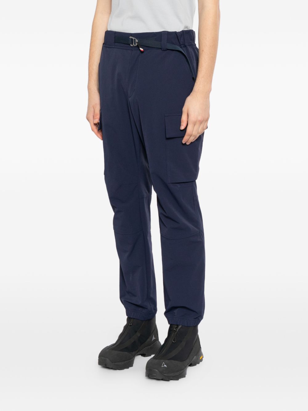 logo-embroidered trousers
