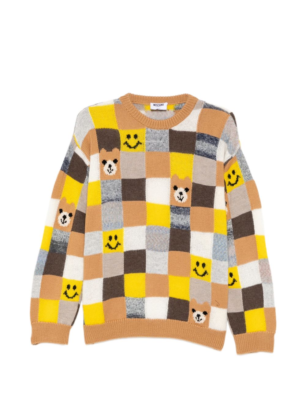checked sweater